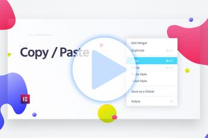 کپی محتوا و استایل در المنتور